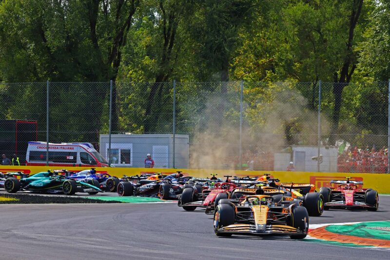 Formel 1 i Monza - Starten