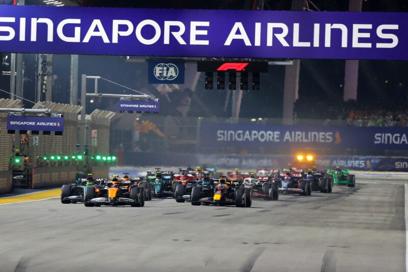 Formel 1 i Singapore starten 2024