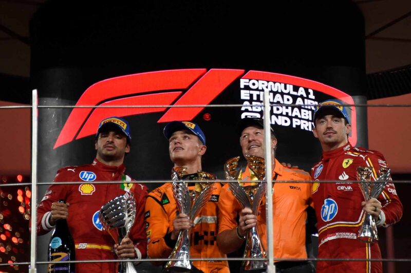 Formel 1 i Abu Dhabi 2024 Podium